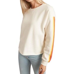 MARINE LAYER x Lost & Found Summit Sweatshirt Crewneck Rainbow Size Small